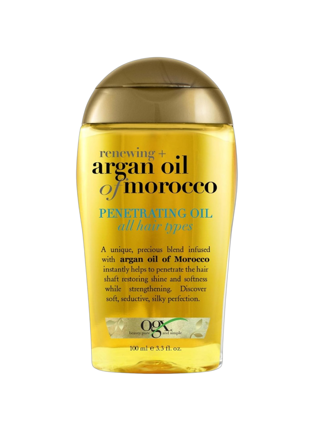 OGX Aceite de argán renovador + de Marruecos, hidratante y fortalecedor para cabello