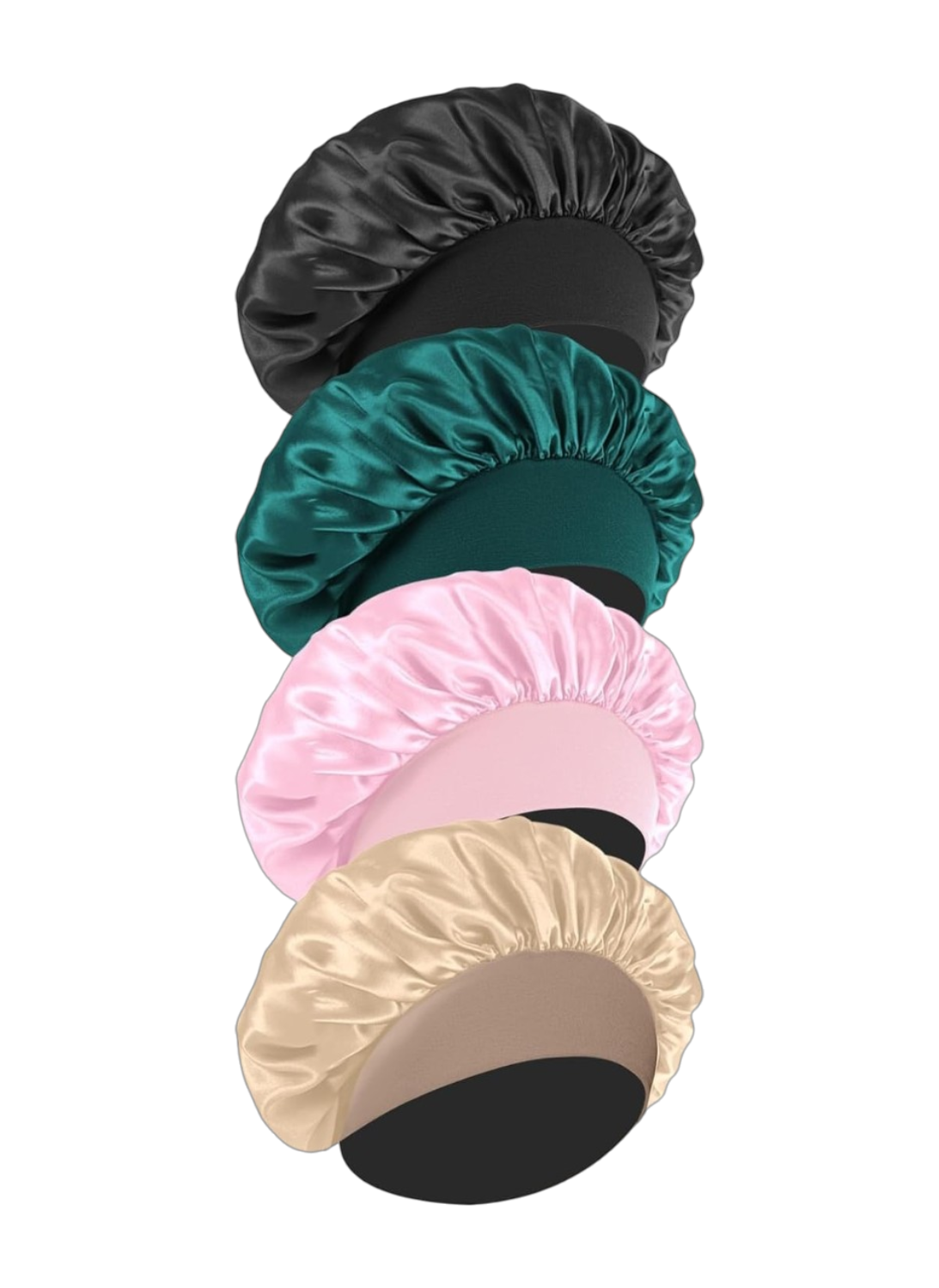 Gorro de Satén de Seda Para Cabello