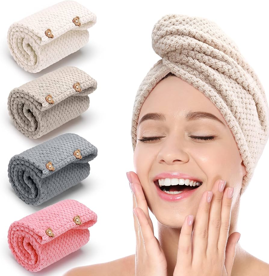 Toalla de Microfibra para Cabello